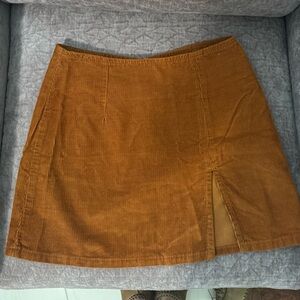 BDG Rust Corduroy Skirt